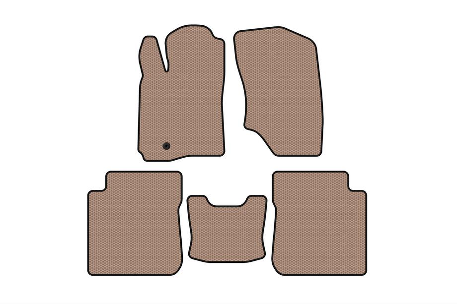 Mitsubishi Outlander 2001–2006 Rubberen automatten Carsuit (Beige) Image