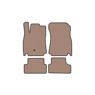 Rubberen automatten Carsuit (Coupé, beige) foto 1