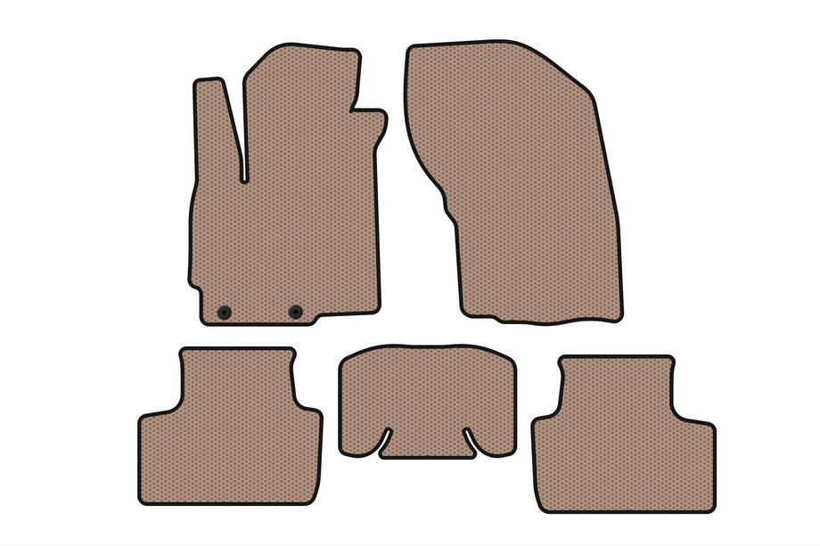 Mitsubishi ASX 2010–2023 Carsuit rubberen automatten (2019-2023, beige) Foto 1