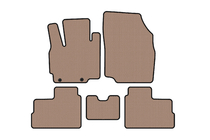 Mitsubishi Space Star/Mirage 2012– Rubberen automatten Carsuit (voor Space Star, 2012-2016, HB, beige) foto 1