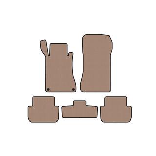 Rubberen automatten Carsuit (Coupé, beige) Mercedes CLK W209 2002–2010 foto 1