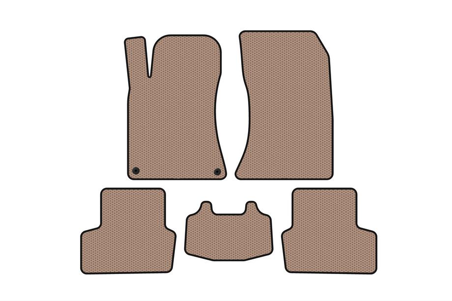 Mercedes CLA C117 2013–2019 Rubberen automatten Carsuit (SD, beige) Image