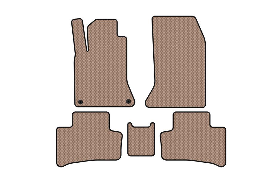 Mercedes B-klasse W246 2011–2018 Rubberen automatten Carsuit (2011-2015, Electro, beige) Image