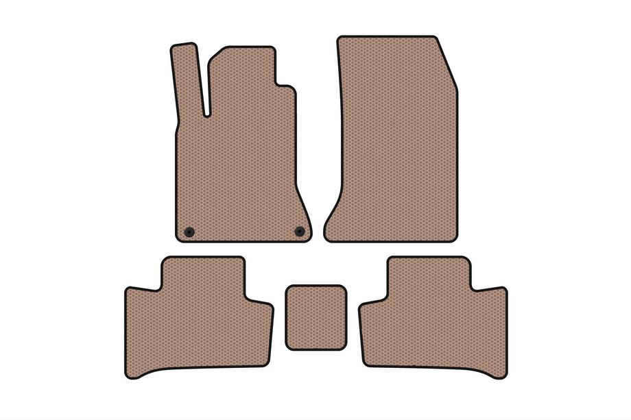 Mercedes B-klasse W246 2011–2018 Rubberen automatten Carsuit (2015-2018, Beige) Image