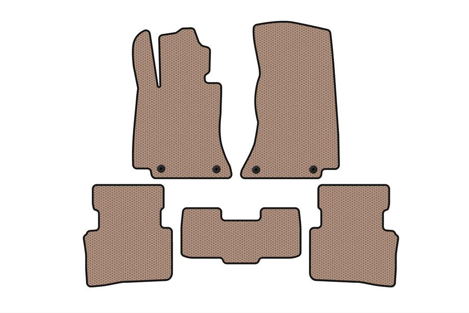 Mercedes C-klasse W206 2022– Rubberen automatten Carsuit (SD, beige) Image