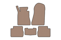 Mercedes W201 (190) 1982–1993 Rubberen automatten Carsuit (SD, beige) foto 1
