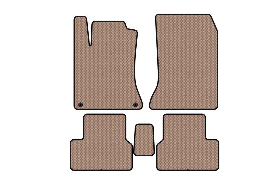 Mercedes B-klasse W246 2011–2018 Rubberen automatten Carsuit (2011-2014, Beige) Image