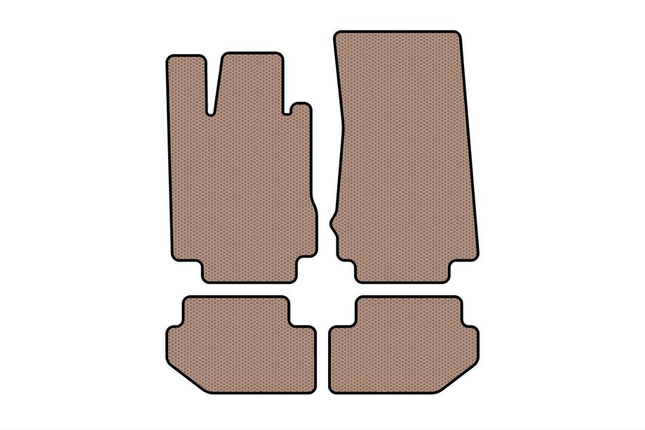 Mercedes CL-klasse C215 1999–2006 Rubberen automatten Carsuit (Beige) Image