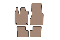 Smart 2014– Rubberen automatten Carsuit (HB, 5-deurs, beige) foto 1