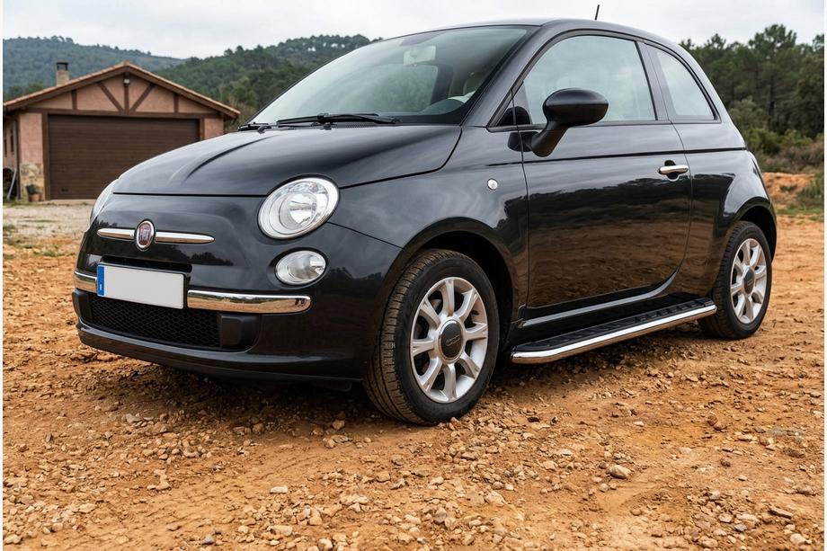 Fiat 500/500L 2013–2022 Maydos V1 zijtreden (set 2 stuks, aluminium + RVS) Image