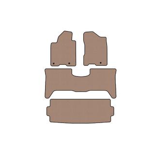 Carsuit rubberen automatten voor interieur (3 rijen, 2003-2008, beige) Nissan Armada 2003–2015 foto 1