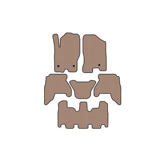 Rubberen automatten Carsuit V1 (3 rijen, beige, 2010-2014) foto 1