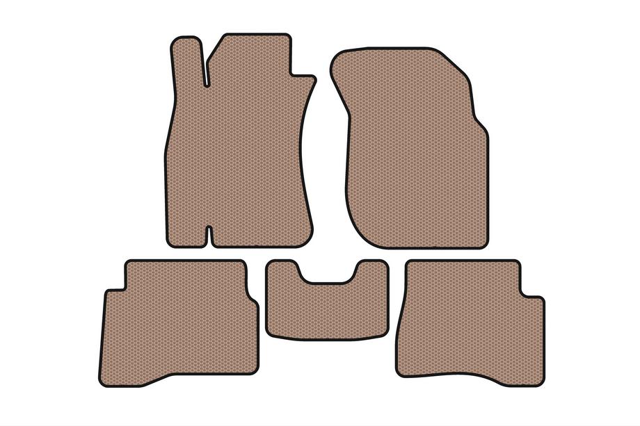 Nissan Almera N16 2000–2006 Rubberen automatten Carsuit (SD, beige) Image