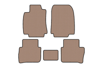 Nissan Tiida 2011–2014 Rubberen automatten Carsuit (HB, beige) foto 1