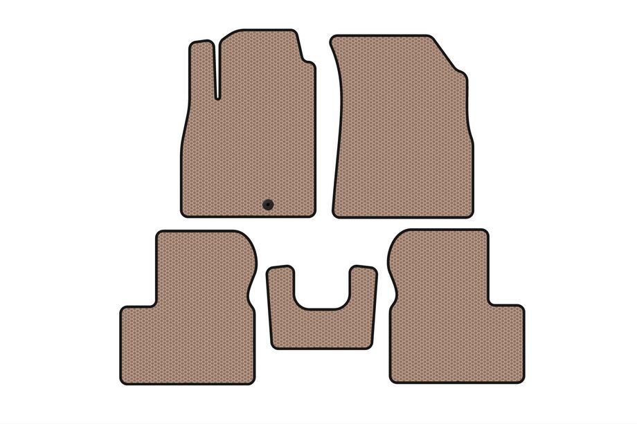 Nissan Micra K13 2011–2016 Rubberen automatten Carsuit (Beige) Image