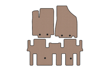 Nissan Pathfinder R52 2012–2021 Rubberen automatten Carsuit (2 rijen, beige) foto 1