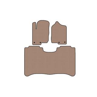 Rubberen automatten Carsuit (Beige)