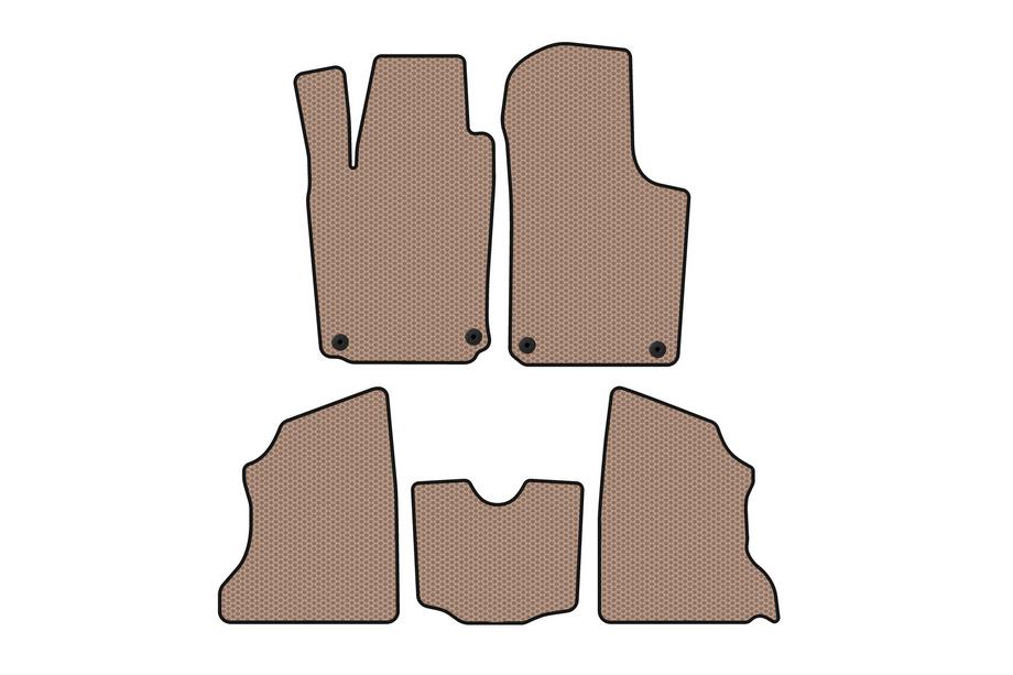 Opel Combo 2002–2012 Rubberen automatten Carsuit (Beige) Image