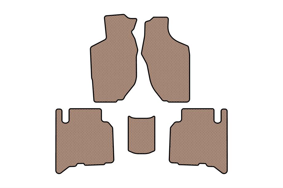 Opel Frontera 1998–2003 Rubberen automatten Carsuit (5-deurs, beige) Image