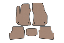 Opel Zafira A 1998–2005 Rubberen automatten Carsuit (2 rijen, 2003-2005, 7-zits, beige) foto 1