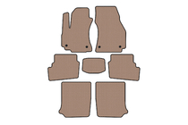Opel Zafira A 1998–2005 Carsuit rubberen automatten voor interieur (3 rijen, 2003-2005, 7-zits, beige) foto 1