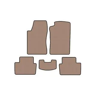 Rubberen automatten Carsuit (LB, beige) foto 1