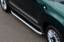 Fiat 500/500L 2013–2022 Fullmond side steps (2 stuks, aluminium) foto 2