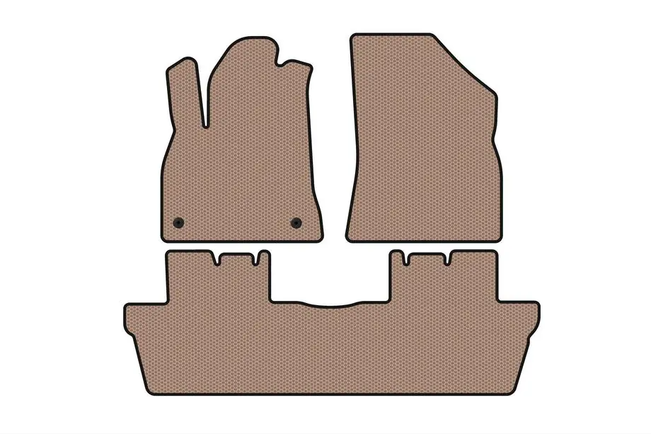 Peugeot 5008 2009–2016 Rubberen automatten Carsuit (Beige) Image