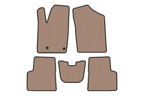 Peugeot Partner 1996–2008 Rubberen automatten Carsuit (Beige) foto 1