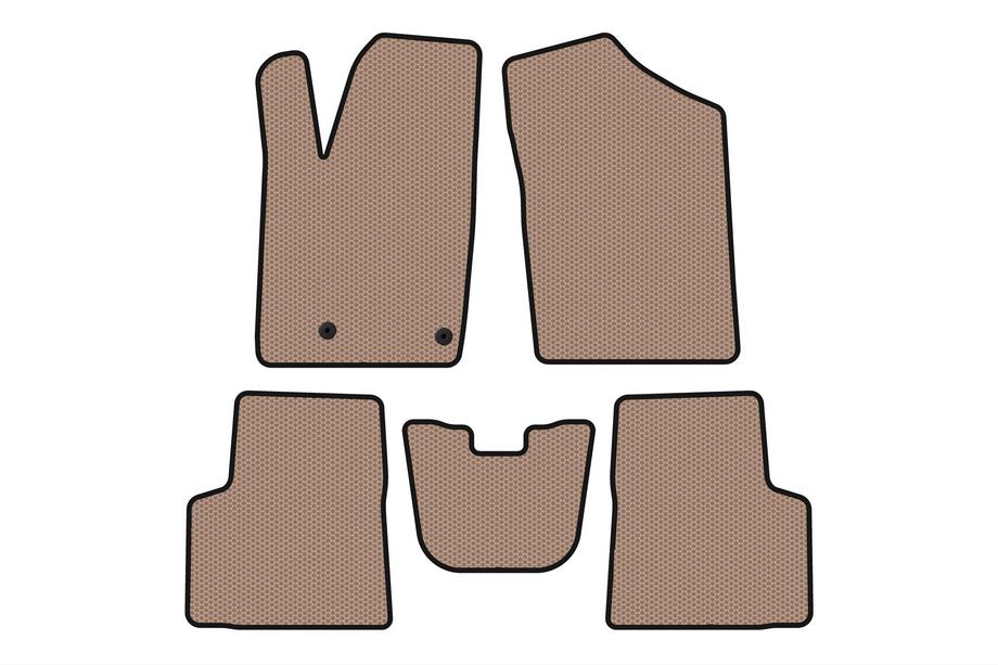 Peugeot Partner 1996–2008 Rubberen automatten Carsuit (Beige) Image