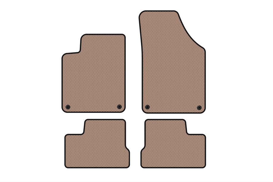 Peugeot RCZ 2010–2015 Rubberen automatten Carsuit (Beige) Image