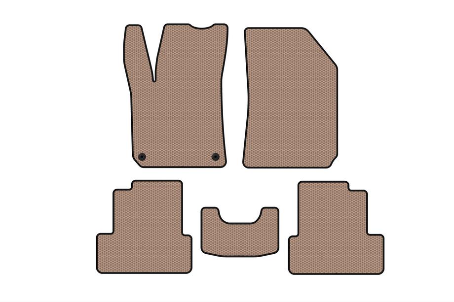 Peugeot 308 2014–2021 Rubberen automatten Carsuit (Beige, HB) Image