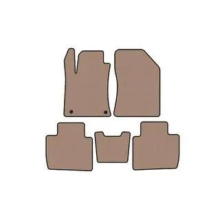 Rubberen automatten Carsuit (LB, beige) foto 1
