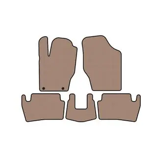 Rubberen automatten Carsuit (2001-2005, HB, 5-deurs, beige) foto 1