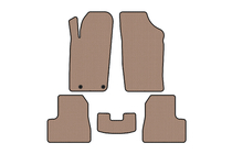 Peugeot 206 1998–2024 Rubberen automatten voor interieur Carsuit (2009-2013, Beige) foto 1
