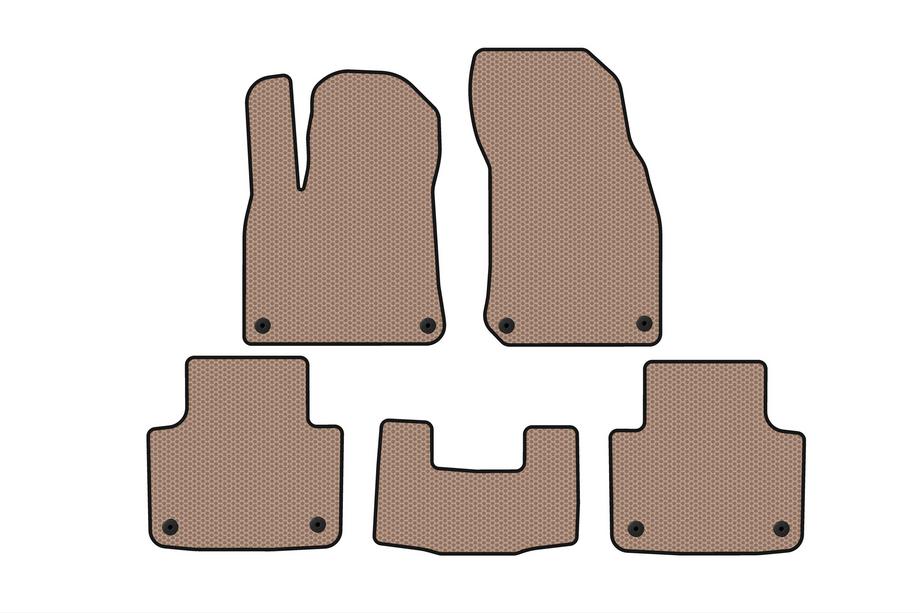 Porsche Cayenne 2018– Rubberen automatten Carsuit (Beige) Image