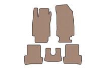 Renault Clio III 2005–2012 Rubberen automatten Carsuit (Beige) foto 1