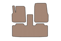 Renault Espace 2002–2014 Rubberen automatten Carsuit (2 rijen, 7-zits, beige) foto 1