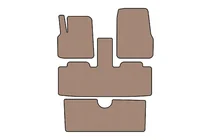 Renault Espace 2002–2014 Rubberen automatten Carsuit (3 rijen, 7-zits, beige) foto 1