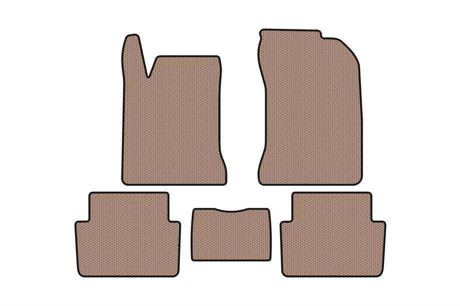 Renault Laguna 2001–2007 Rubberen automatten Carsuit (SW, beige) Image