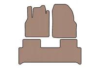 Renault Scenic/Grand 2003–2009 Rubberen automatten Carsuit (Beige) foto 1