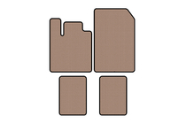 Renault Twingo 2007–2014 Rubberen automatten Carsuit (Beige) foto 1