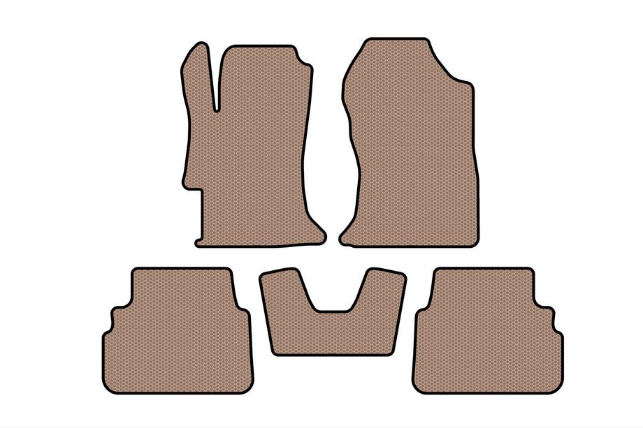Subaru XV 2017–2023 Rubberen vloermatten Carsuit V1 (Beige) Image