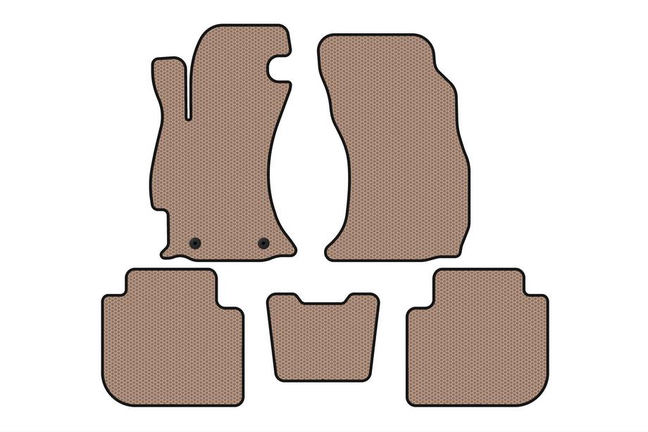 Subaru Forester 2013–2018 Rubberen vloermatten Carsuit (2013-2017, beige) Image