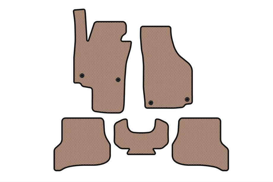 Seat Altea 2004–2015 Rubberen automatten Carsuit (Beige) Image