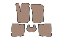 Seat Leon 1999–2005 Rubberen automatten Carsuit (HB, 5-deurs, beige) foto 1
