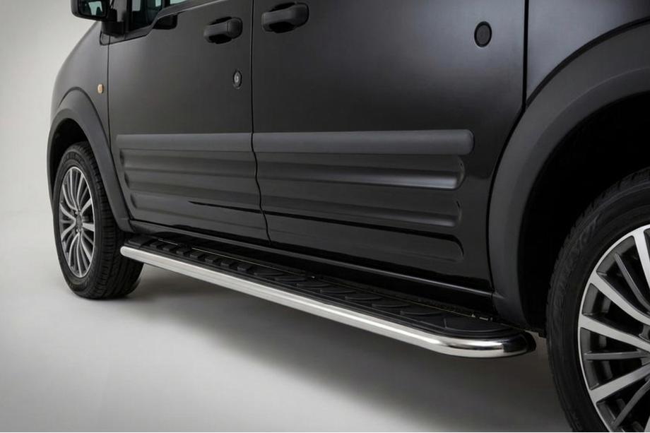 Ford Connect 2002–2006 Maydos V1 zijtreden (set 2 stuks, aluminium + RVS) Image