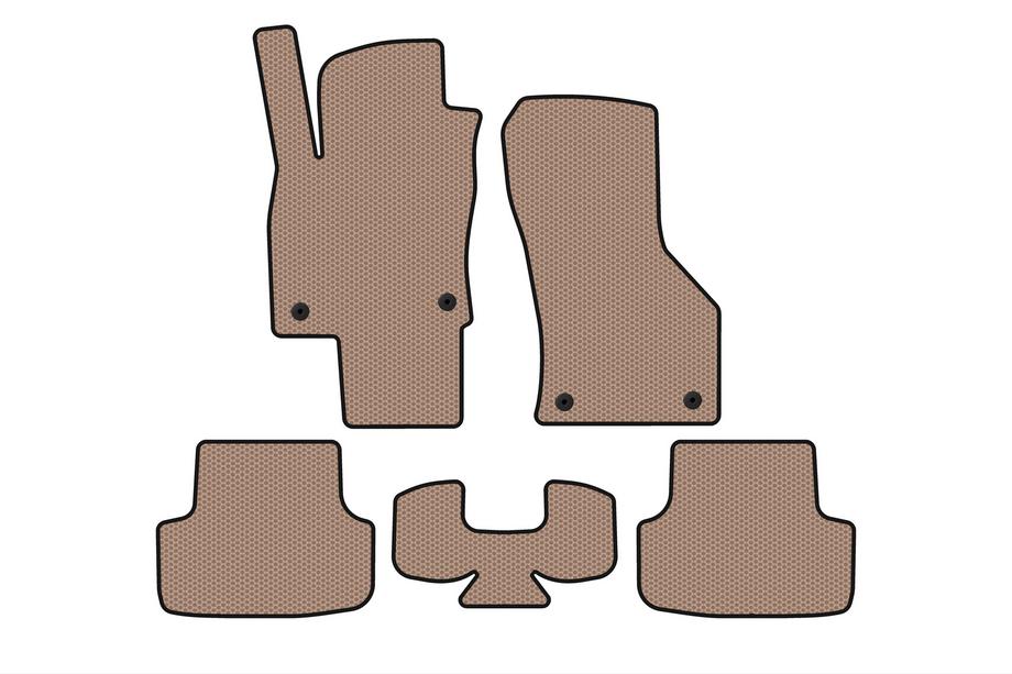 Seat Leon 2013–2020 Rubberen automatten Carsuit (Beige) Image
