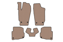 Skoda Fabia 2000–2007 Rubberen automatten Carsuit (SD, beige) foto 1