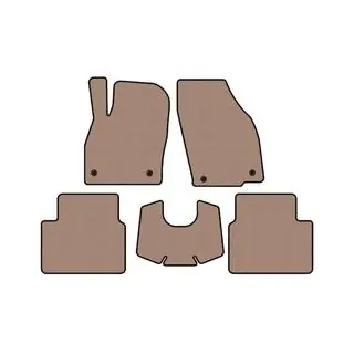 Carsuit rubberen automatten (automaat, beige) foto 1